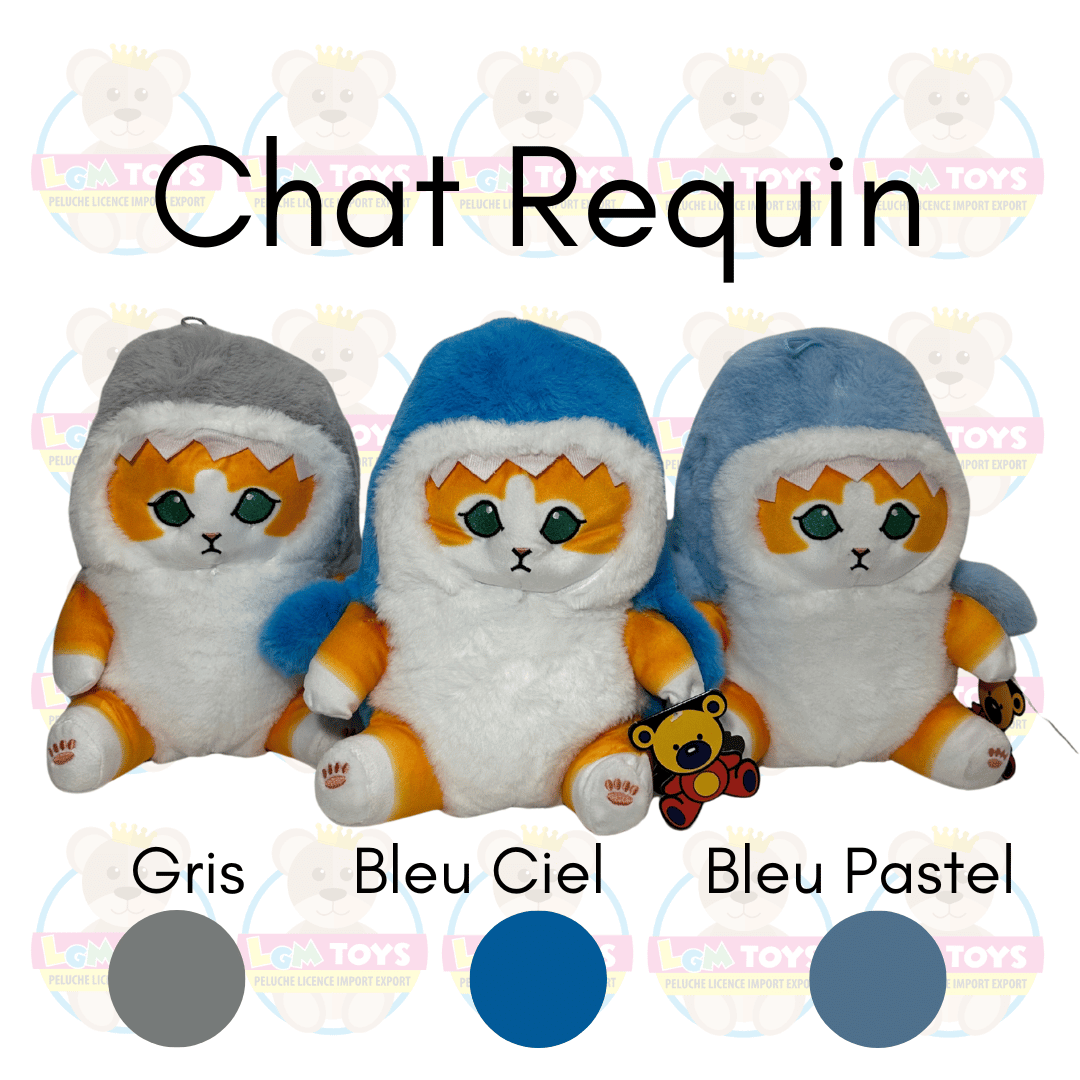 Chat Requin 25cm 3 Assortiments